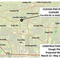 Clough Pike Opens to Two-Way Traffic, But Full Road Closure Coming in March